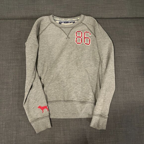 Pink University College Style crew neck Sweatshirt - size s - Picture 2 of 3
